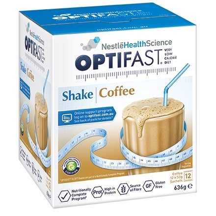 OPTIFAST VLCD MILKSHAKE Coffee 12x54g 